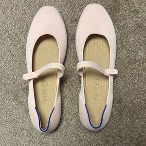 Rothy's Light Pink Mary Jane Flats